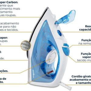 Ferro de Passar a Vapor Britânia BFV07 220V | 210ml, Antiaderente - Imagem 16