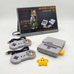Game Retro Mini Super Nintendo + 2 Controles + todos os Jogos de Snes - Imagem 7