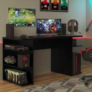 Mesa Gamer Madesa 9409 - Preto - Imagem 2