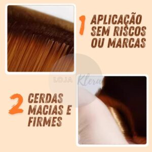 Kit Esponjas e Pincel para Maquiagem Profissional com Estojo – 1 Pincel Hexagonal, 1 Esponja Cogumelo, 2 Esponjas Gota 3D – Aplicação de Base, Corretivo, Contorno, Pó, Blush e Iluminador - Imagem 8