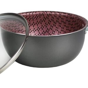 Conjunto Panelas Dona Chefa 8 Peças | Elegan Prime, Grafite com Rosa - Imagem 7