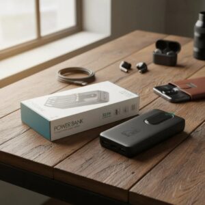 Power Bank 20.000mAh com 4 Conectores, Display Digital e Carregador Portátil para Celular e Tablet, Bateria Externa Recarregável para Viagem, Trabalho, Estudo e Uso Diário, Preto - Imagem 3