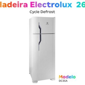 Geladeira/Refrigerador Electrolux Cycle Defrost Duplex Branco 260L DC35A - Imagem 4