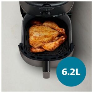 Air Fryer Philips Walita Série 1000 NA130/00 Preta com Timer 6,2L - Imagem 2