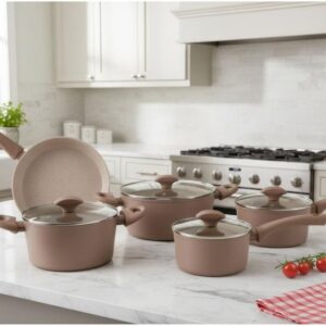 Jogo de Panelas Brinox Mocha Mousse 5 Peças Optima Ceramic Life - Imagem 4