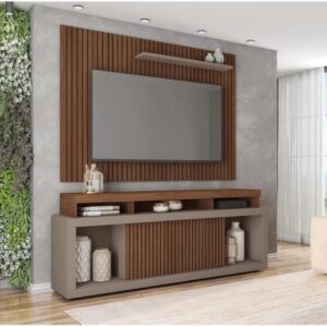 Rack para TV até 70” com Painel 1 Porta Caemmun Aego - Imagem 3
