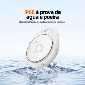 Tag Rastreador GPS Compatível com iPhone iOS (App Buscar), Smart Tag Localizador com Alarme Sonoro e Bateria de Longa Duração Substituível, Rastreador Veicular, Mala, Pet e Crianças - Imagem 7