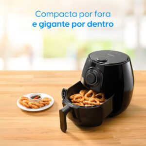 Fritadeira Elétrica Elgin Quick Fryer 4 Litros, Preta, 220V | Airfryer, com Cesta Removível - Imagem 7