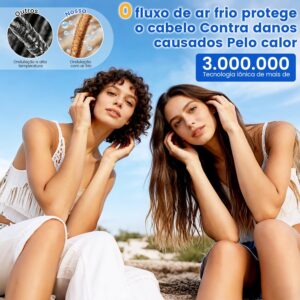 Chapinha Profissional, com Configuração de Ar Frio e Placas Flutuantes 3D | 15 Aquecimento Rápido, Desligamento Automático, 5 Temperaturas, Para Todos Tipos de Cabelo - Imagem 4