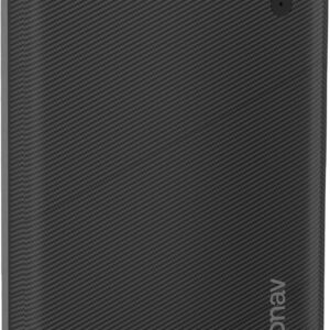 Geonav Power Bank, Carregador Portátil Universal 5.000mAh, 2 portas USB, Led Indicador de bateria, ES5KBK, Preto - Imagem 1