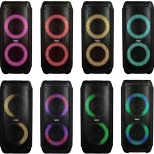 Moob Caixa de Som 400W Urban Com Dois Alto Falantes de 6,5" PMPO Iluminação em LED Bluetooth TWS - Imagem 6