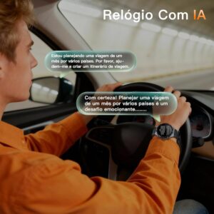 Relógio Smartwatch Kieslect AI 1,46" AOD GPS Relógio Bluetooth Chamadas sem atrasos Smart Watch para homens Mostrador de vídeo Bateria com duração de 14 dias Resistente à água 5ATM - Imagem 5