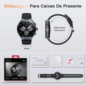 Relógio Smartwatch Kieslect AI 1,46" AOD GPS Relógio Bluetooth Chamadas sem atrasos Smart Watch para homens Mostrador de vídeo Bateria com duração de 14 dias Resistente à água 5ATM - Imagem 8