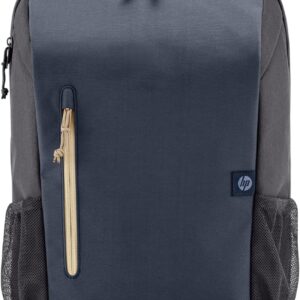 Mochila HP Travel - para Notebook de até 15,6 Polegadas, Multi-compartimentos, Expansível até 21L, com Alças Acolchoadas, Exterior Feito de Materiais Reciclados, Azul (6B8U7AA) - Imagem 2