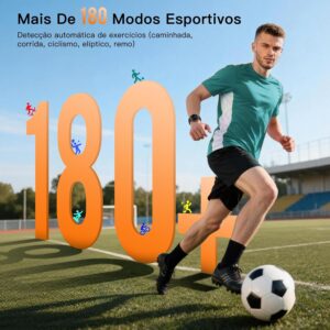 Relógio Smartwatch Kieslect AI 1,46" AOD GPS Relógio Bluetooth Chamadas sem atrasos Smart Watch para homens Mostrador de vídeo Bateria com duração de 14 dias Resistente à água 5ATM - Imagem 7