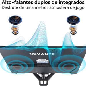 Monitor Gamer LCD 20 Polegadas, 1600x900 HD, 100Hz | Alto-falantes Integrados, Tempo de Resposta 1ms, 250cd/m², 72% NTSC, 1000:1, HDMI/VGA/AUIDO/DC, Bivolt - Imagem 2
