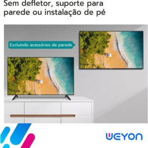Smart Tv 24 Led Hd Weyon Android Tv Hdmi Usb Wifi 100/240v - Imagem 6