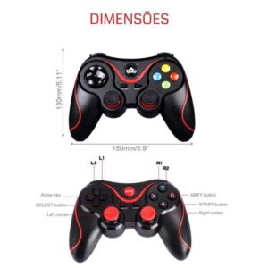 Controle Gamepad Joystick Celular Bluetooth Android Jogos Pc - Altomex / X3 - Imagem 4
