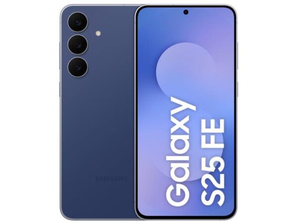 Smartphone Samsung Galaxy S25 FE 128GB 5G 8GB RAM Azul Marinho 6,7" Câm. Tripla + Selfie 12MP
