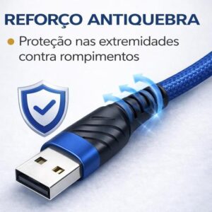 Cabo Carregador Tipo C Android Reforçado 2 Metros Original Inova - Imagem 2