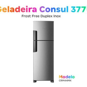 Geladeira/Refrigerador Consul Smart Frost Free Inox Duplex 377L CRM44MKANA - Imagem 4