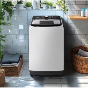 Lavadora de Roupas Midea 13kg Cesto Inox 13 Programas de Lavagem Branca Wave Agitator - Imagem 2