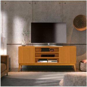 Rack para TV até 60” Bancada 2 Portas EDN Móvei - Imagem 3
