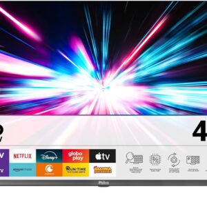 Smart TV LED Philco 40" | Roku TV, Dolby Audio, PTV40M9GR2CGB - Imagem 1