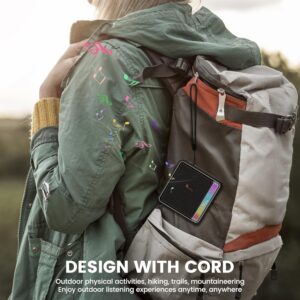 AOC ACS2311 Caixa de Som Portátil, Caixa de Som Bluetooth, à Prova d'Água IPX5, 12 Horas de Reprodução,Som Limpo e Potente, Emparelhamento Estéreo Sem Fio, Ideal para Casa e Viagens - Imagem 3