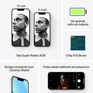 Apple iPhone 13 (256 GB) - Luz das estrelas - Imagem 5