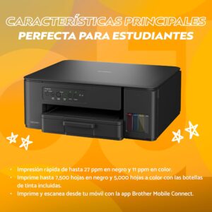 Multifuncional Brother Tank Bivol Color A4 Wrl USB DCPT430W - Imagem 3