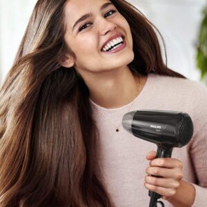 Secador de Cabelo Compacto Essential Travel Philips BHC010/81 Tecnologia ThermoProtect 220V - Imagem 3