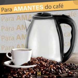 Chaleira Elétrica Portátil De Aço Inoxidável Com Desligamento Automático Para Café Chá Agua Linha Premium - Best - Imagem 2