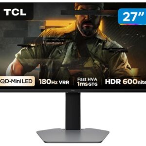 Monitor Gamer TCL 27" QHD MiniLED 180Hz 27G64 - Imagem 1
