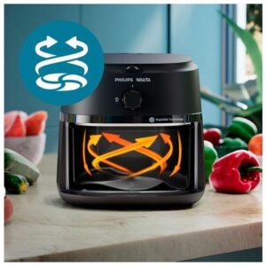 Air Fryer Philips Walita Série 1000 NA130/00 Preta com Timer 6,2L - Imagem 3