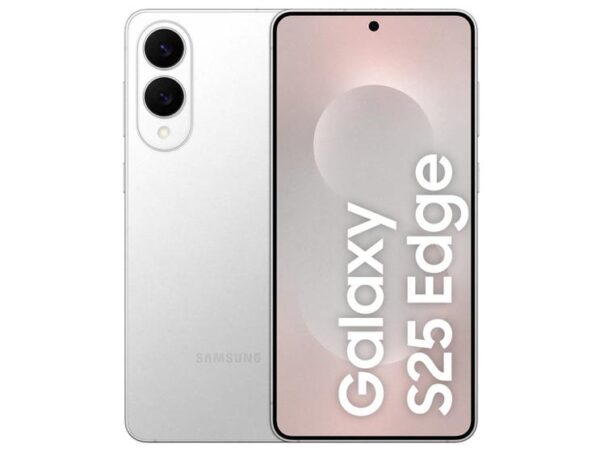 Smartphone Samsung Galaxy S25 Edge 512GB Titânio Prata 5G 12GB RAM 6,7" Câm. Dupla + Selfie 12MP