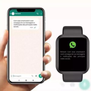 Relógio Smart Watch Digital D20 Masculino / Feminino C/ Fone de Ouvido Sem Fio - 01Smart - Imagem 4