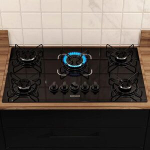 Cooktop Itatiaia Essencial 5 Bocas Vidro Preto Bivolt 3700000193 - Imagem 3