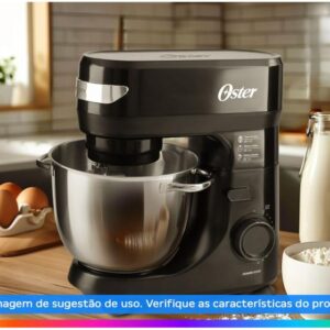 Batedeira Planetária Oster 4L 850W Preto/inox 127V OBAT641-127 - Imagem 3