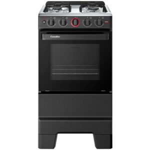 Fogão 4 Bocas Esmaltec Preto Ideal Super 4121 - Imagem 1