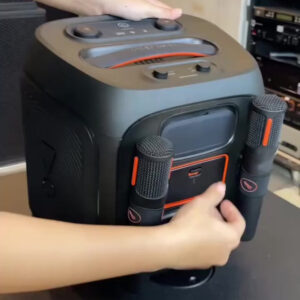 Caixa De Som Partybox Encore 2 Com Microfone Jbl Preto - Imagem 2