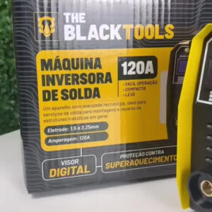 Máquina Inversora De Solda Portatil Mma Eletrodo MI150D 120A The Black Tools - Imagem 2