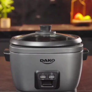 Panela De Arroz Elétrica Dako 700w Com 4 Litros 10 Xícaras Cinza - Imagem 2