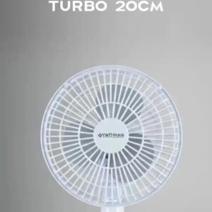 Ventilador Mini Turbo 20cm Preto/prata Ventimais 20 Cm 60 Preto Prata Plástico 3 - Imagem 2