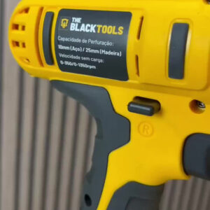 Furadeira Parafusadeira Sem Fio A Bateria Tb-12e 12v 3/8 10mm Com Maleta E Acessórios The Black Tools - Imagem 2