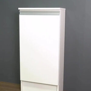 Despensa Estreita 60cm Branco| Dispensa para Cozinha | Nicho Com Porta | Balcão Estreito Para Cozinha, Lavanderia, Banheiro, Sala | Aparador em Mdf Modulado | Entregue Montado | Ejv Shoop - Imagem 2