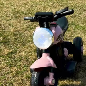 Moto Elétrica Infantil Mini First Custom 6V Zippy Toys Rosa - Imagem 2