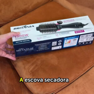 Britânia Escova Secadora Bec02pr 4 Em 1 1300w Cor Preto e Rosa - Imagem 2