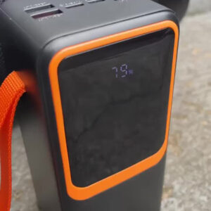 Power Bank Turbo Carregador Portátil 50.000mah Turbo 22.5w Premium Universal Rápida Carga Para Celular iPhone Xiaomi Motorola LG Smartwatch Tablet Display Digital Viagens Festa Ios Nixzen Preto - Imagem 2