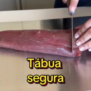 Tábua De Corte De Titânio Inox Cozinha Taboa Churrasco Carne - Imagem 2